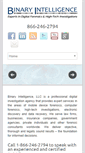 Mobile Screenshot of binaryintel.com